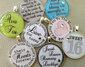 Add on an accent pendant to any ButtonIt item purchased - inspirationa ...