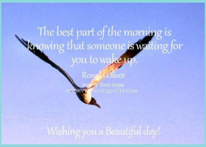 Good morning quotes the best part of the morning is knowing that ...