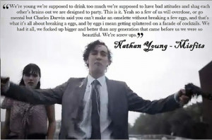 Robert Sheehan Misfits Quotes Misfit quotes