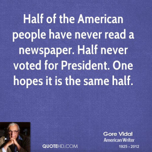 Gore Vidal Politics Quotes