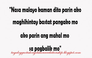 Tagalog Long Distance Relationship Quotes