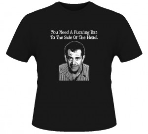 Mel Gibson Answering Machine Quotes T Shirt