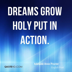 Adelaide Anne Procter Dreams Quotes