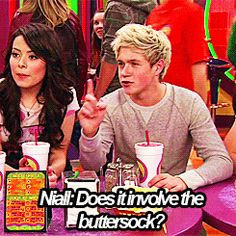 Niall on iCarly. :) More