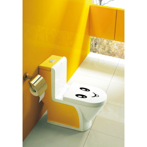Smiley Face Toilet Decal...