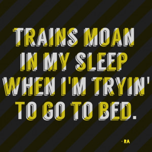 Trains • Ryan Adams