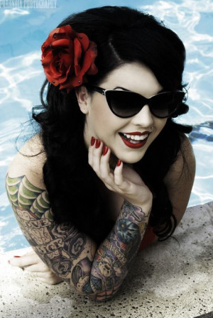 ... Hairstyles / Pin-Up Post: Daily Modern Pin-Up Rockabilly Girls