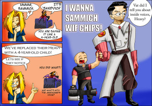 Team Fortress 2: 4 years old by pirate-kit