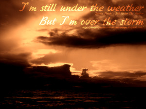 Still Under The Weather - Shania Twain Song Lyric Quote in Text Image