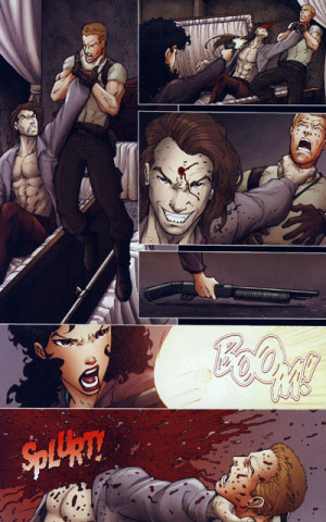 is actually a pretty good page, and with the smirking vampire ending ...