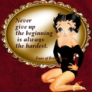 betty boop - just saying
