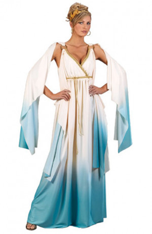 Details about Brand New Greek Goddess Roman Toga Dress Adult Halloween ...