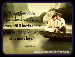 cute love quotes for him cards