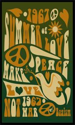 ... 60's & 70's Quotes Summer of Love ~ Make Love Not War Poster More