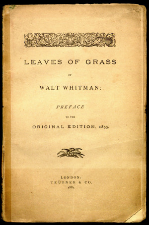 Leaves of Grass by Walt Whitman: Preface to the Original Edition, 1855 ...
