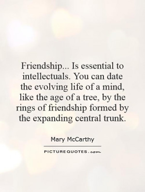 Tree Quotes Mind Quotes Intellectual Quotes Mary McCarthy Quotes