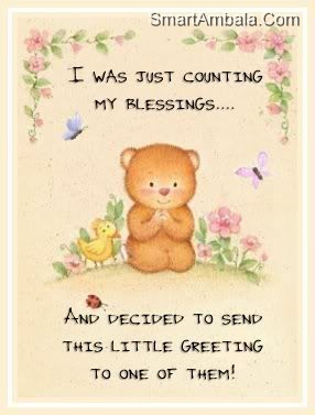 Was Just Counting My Blessings ~ God Quote