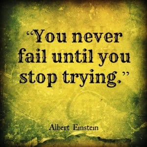 keep trying..