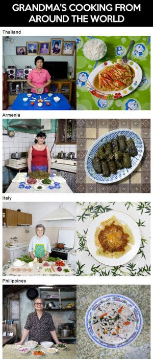 Grandma’s cooking from around the world…