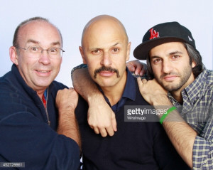 Comedians Jimmy Burns, Maz Jobrani and Amir Kamyab pose after ...