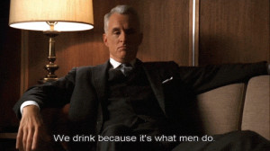 mad men the doorway #roger sterling #john slattery #mad men