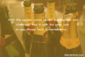 With this success, comes greater opportunities and challenges. Face it ...