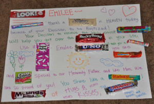 Lds Baptism Candy Bar Poster Pictures