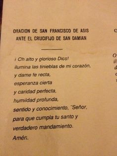 Oracion De S Francisco Ante El Crucifijo San Damian Asis 04 10 13