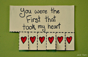 You were the first that took my heart #firstlove