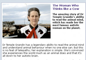 Temple Grandin – The Woman Who Thinks Like a Cow