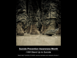 ... Aviation Brigade Soldiers attend Suicide Prevention Awareness event