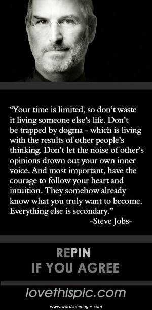 Inspirational quotes steve jobs