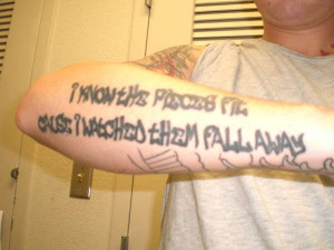 Tool- Schism lyric tattoo