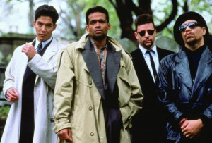 ... of Judd Nelson, Ice-T and Mario Van Peebles in New Jack City (1991