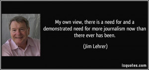 More Jim Lehrer Quotes