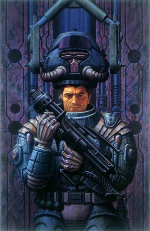 Starship Troopers original cover art