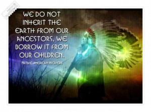 Native american proverb quote