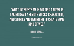 Quotes About Writing Novels