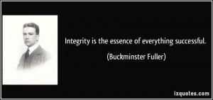 ... is the essence of everything successful. - Buckminster Fuller