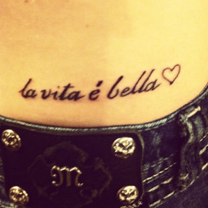 Italian Phrases Tattoos...