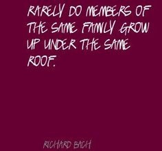 ... bach quotes | Richard Bach Rarely do members of the same family Quote