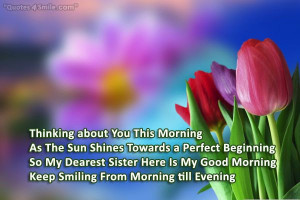 Keep Smiling From Morning Till Evening