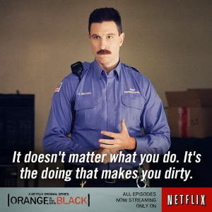 Orange is the New Black ~ Pablo Schreiber (Pornstache) ... you so bad ...
