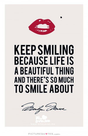 Life Quotes Marilyn Monroe Quotes Smile Quotes Famous Quotes About ...