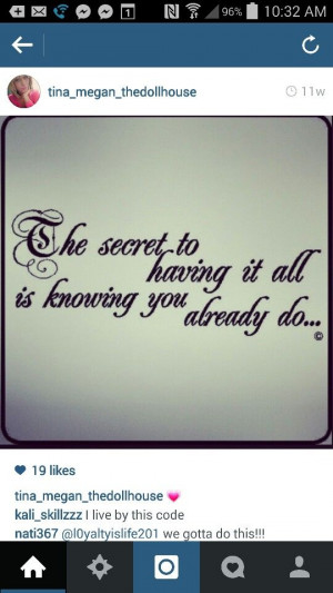Secret, knowing