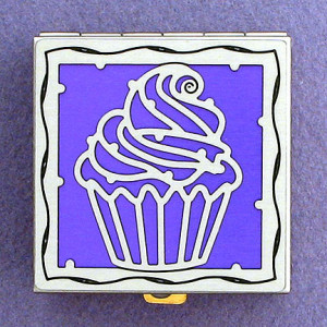 Cupcake Pill Box - Engrave for your Grandma.