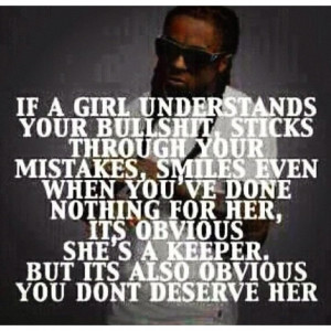 You don't deserve her