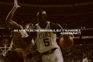 Kevin Garnett Impossible Is Nothing