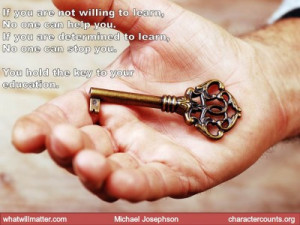 Post image for QUOTE & POSTER: If you are not willing to learn, No one ...