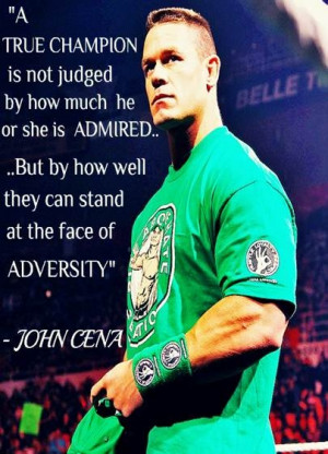 love You @JohnCena I admire you're amazing...& my inspiration